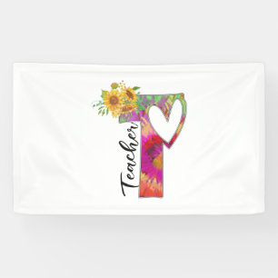 Teacher Art Flower Teacher Banner
