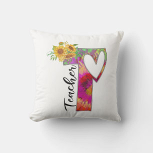 Teacher Art Flower Teacher Cushion