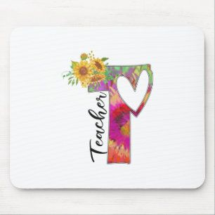 Teacher Art Flower Teacher Mouse Pad
