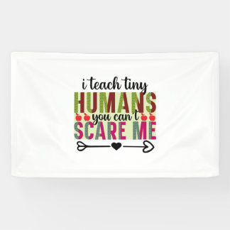 Teacher Art I Teach Tiny Humans Banner
