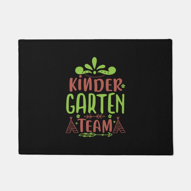 Teacher Art Kindergarten Team Doormat (Front)