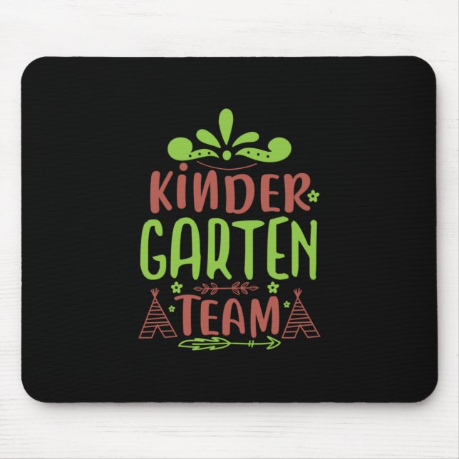 Teacher Art Kindergarten Team Mouse Pad (Front)