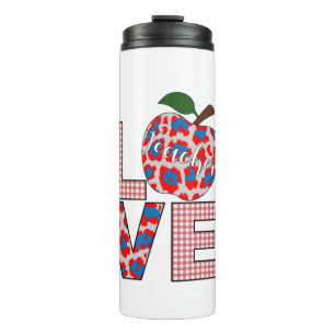 Teacher Art Love Teaching Thermal Tumbler