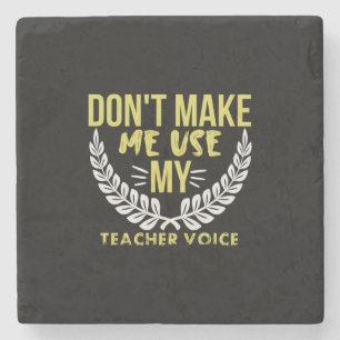 Teacher Art My Teacher Life Stone Coaster