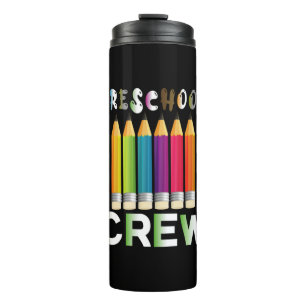 Teacher Art Preschool Crew Teacher Thermal Tumbler