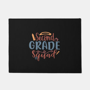 Teacher Art Second Grade Squad Doormat