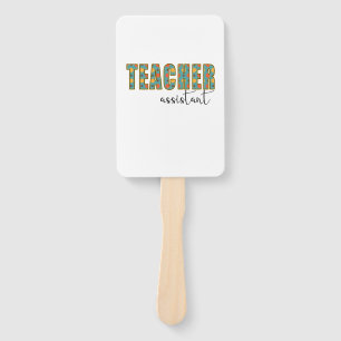Teacher Art Teacher Assistant Hand Fan
