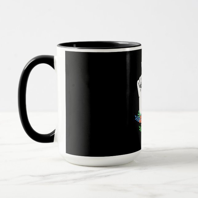 Teacher ASL Hand Sign Mug (Left)