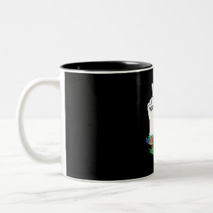 Teacher ASL Hand Sign Two-Tone Coffee Mug