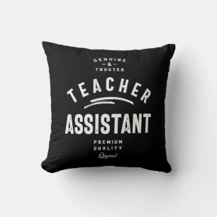 Teacher Assistant Job Title Gift Cushion