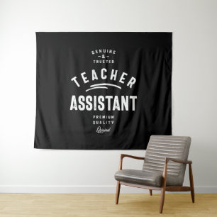 Teacher Assistant Job Title Gift Tapestry