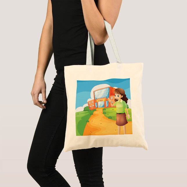 Teacher At School Tote Bag (Creator Uploaded)