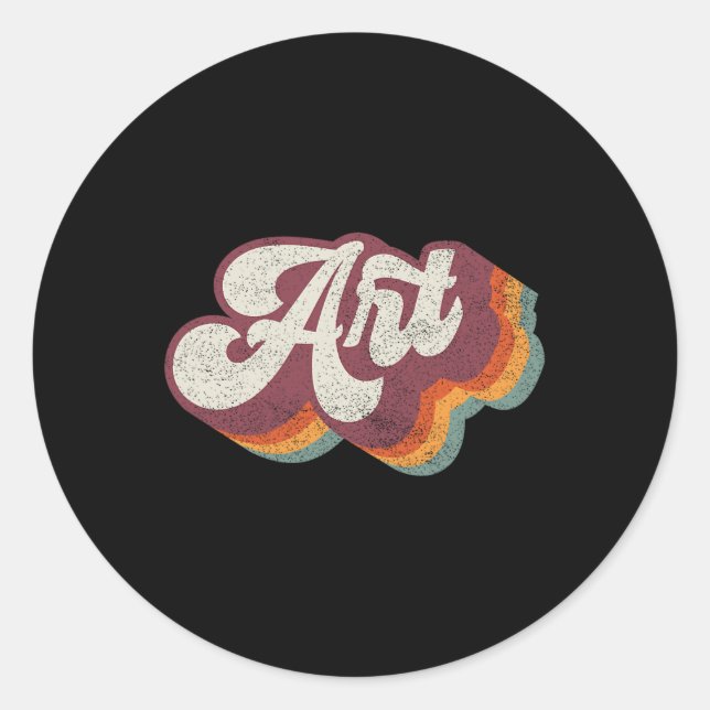Teacher Back To School  Classic Round Sticker (Front)