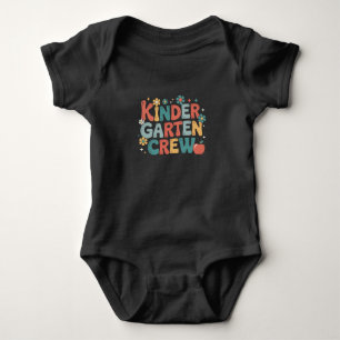 Teacher  Back to School Kindergarten Crew Baby Bodysuit