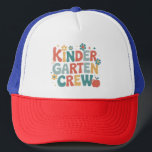 Teacher  Back to School Kindergarten Crew Trucker Hat<br><div class="desc">Teacher  Back to School Kindergarten Crew</div>