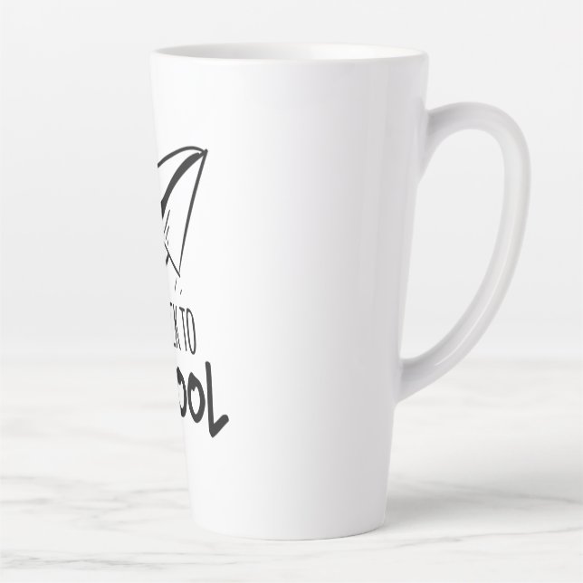 Teacher Back To School Latte Mug (Right)