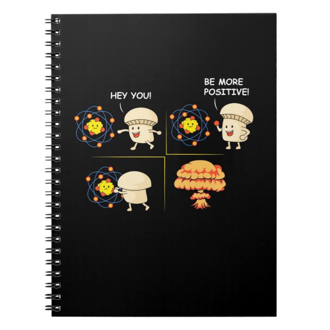 Teacher Be More Positive Notebook (Front)