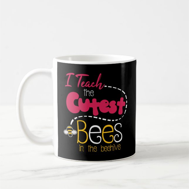 Teacher Bees Coffee Mug Bee Hive End of Year Gift (Left)