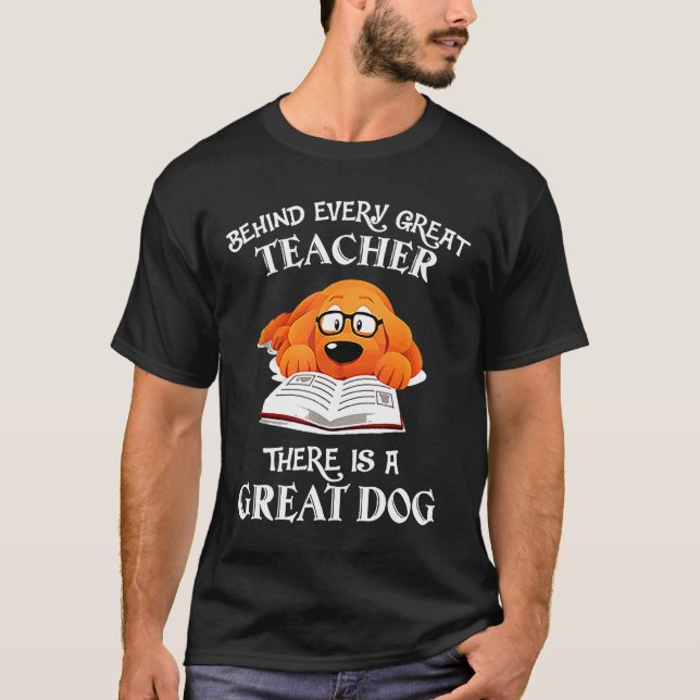 Teacher - Behind Every Great Teacher There Is A Gr T-Shirt (Front)