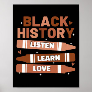 Teacher Black History Month Quote African American Poster