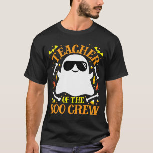 Teacher Boo Crew Matching Ghost Group Women Men Ha T-Shirt