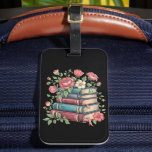 Teacher Book Lover Back to School Wildflowers Luggage Tag<br><div class="desc">Teacher Book Lover Back to School Wildflowers Vintage</div>