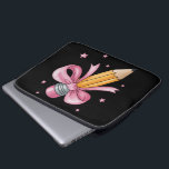 Teacher Bow Pencil Teaching Life Appreciation Gift Laptop Sleeve<br><div class="desc">Teacher Bow Pencil Teaching Life Appreciation Gifts</div>