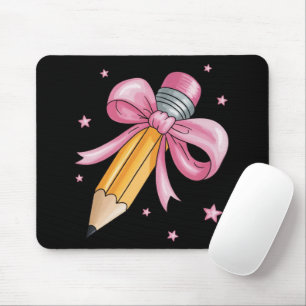 Teacher Bow Pencil Teaching Life Appreciation Gift Mouse Pad