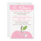 Teacher Bridal Shower Invite - Pink Apple & Ring