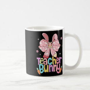 Teacher Bunny Bow Pencil Easter Days Resurrection Coffee Mug