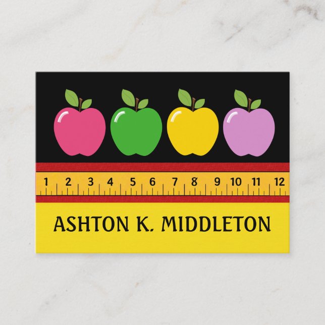 Teacher Business Card (Front)