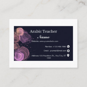 teacher business card