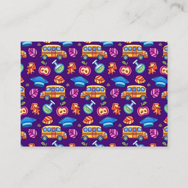 Teacher Business Card (Front)