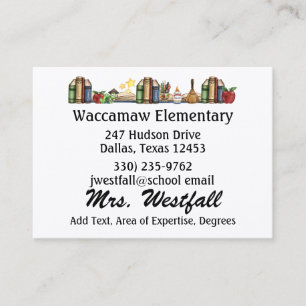 Teacher Business Card by SRF