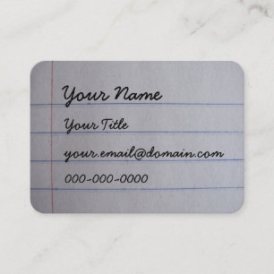 Teacher Business Cards