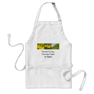 Teacher by Day Chocolate Eater by Night! aprons