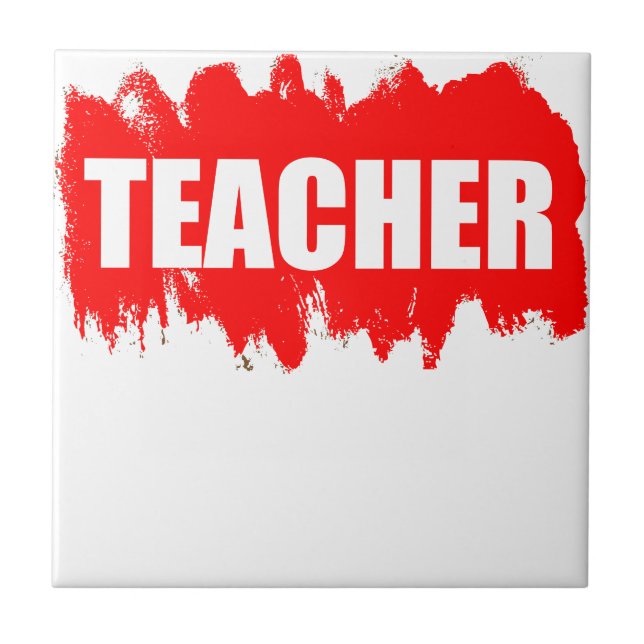 Teacher Ceramic Tile (Front)
