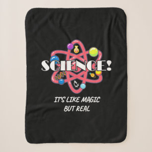 Teacher Chemistry Science Is Like Magic But Real Sherpa Blanket