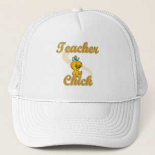 Teacher Chick Trucker Hat