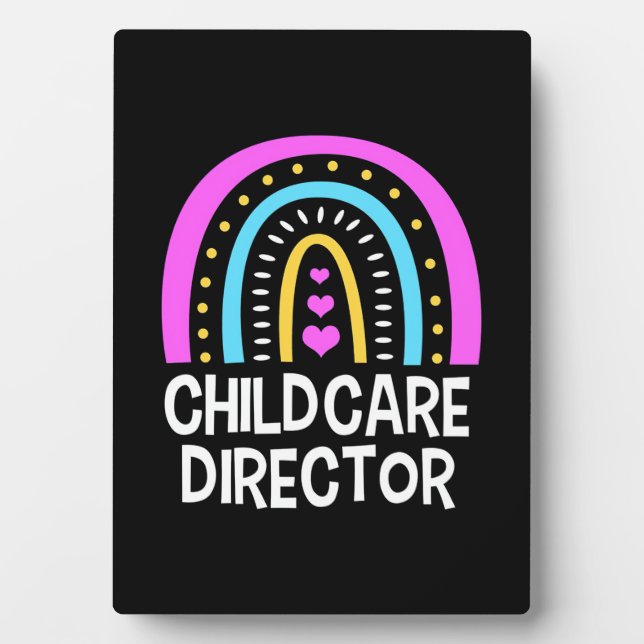Teacher Childcare Director Plaque (Front)