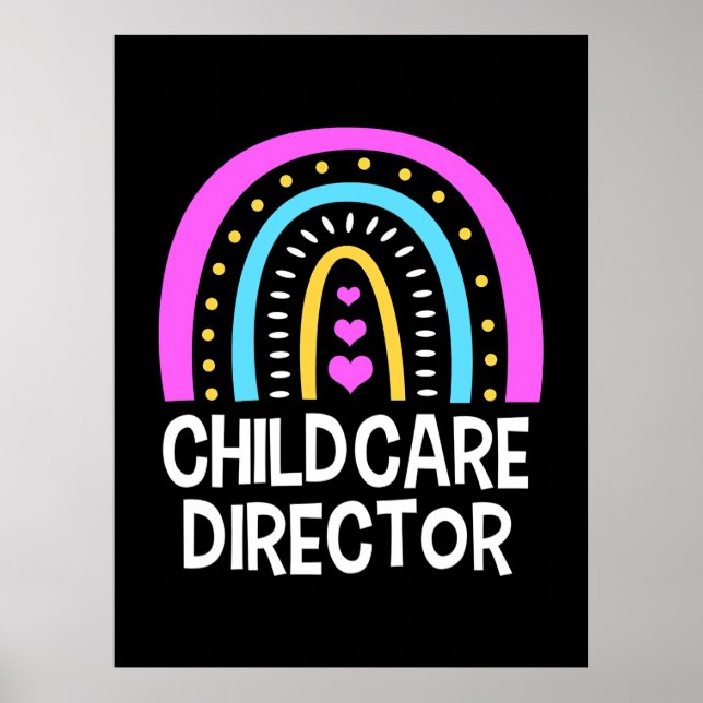 Teacher Childcare Director Poster (Front)