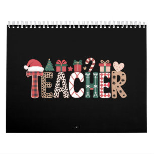 Teacher Christmas Life Teach Love Inspirational Calendar