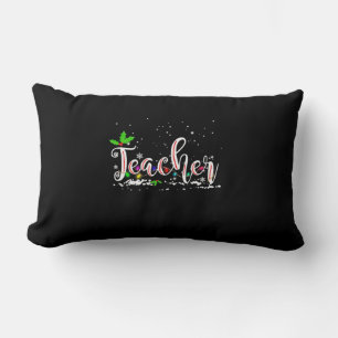 Teacher Christmas Lumbar Cushion