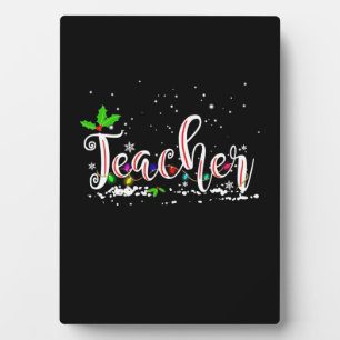 Teacher Christmas Plaque
