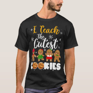 Teacher Christmas Pyjamas I Teach The Cutest Littl T-Shirt
