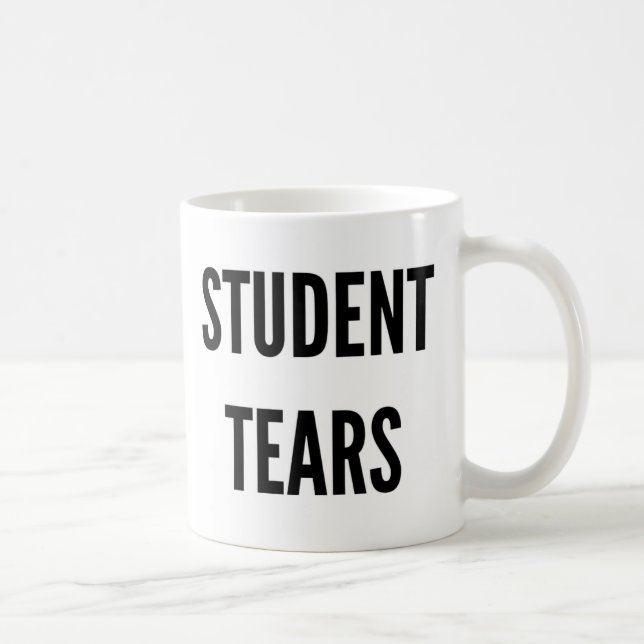 Teacher Christmas student tears funny gift Coffee Mug (Right)