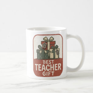Teacher Christmas – Vintage Grunge Gifts Coffee Mug