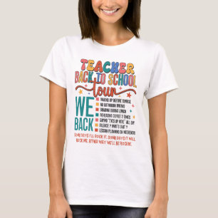 Teacher Ck To School Tour Bruh We Ck 1st Day Of Sc T-Shirt