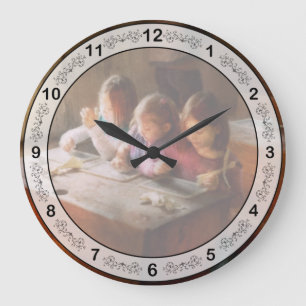 Teacher - Classroom - Education can be fun Large Clock