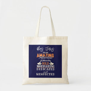Teacher, Coach, Boss thank you tote bag